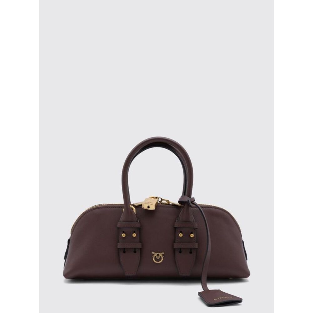 Pinko Women Pinko Escape Smooth Leather Handbag With Love Birds Logo